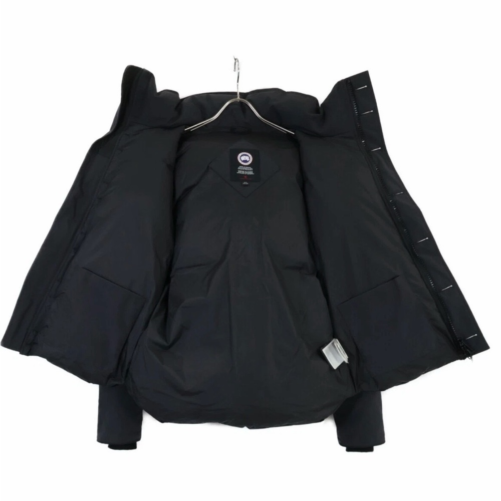 Canada Goose Men's Dark Jacket with Fur Trim - Picture 3 of 8